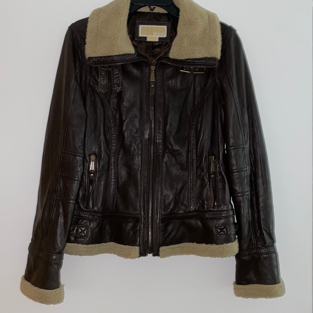 Michael Kors Leather Jacket